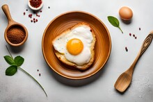 Fried Eggs In A Frying Pan