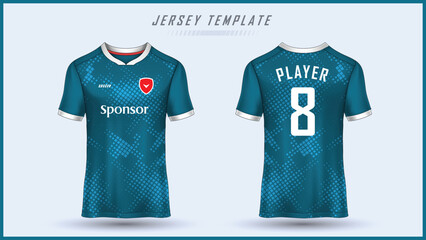 Sticker - Premium soccer jersey design for sublimation