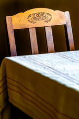 Poster - old wooden chair