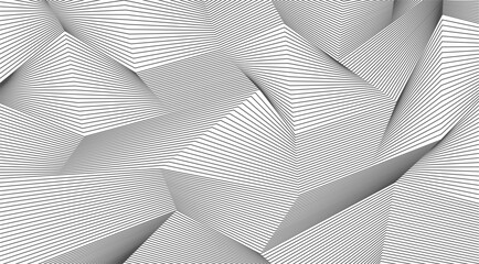 Wall Mural - Dynamic edge sharp line abstract background