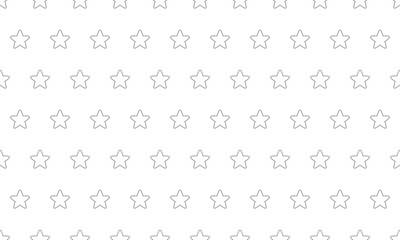 Wall Mural - Grey star geometric seamless pattern. Vector Repeating Texture.