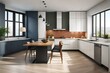 © Faheem - modern kitchen interior generated ai