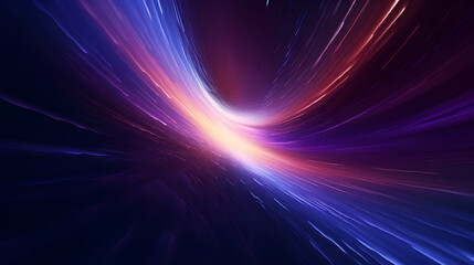 abstract space wave concept futuristic ai