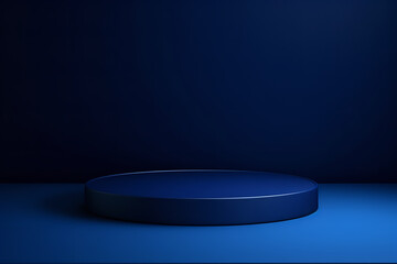 plain dark blue product background