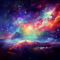 Wall Mural - rainbow landscapes 4