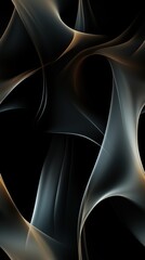Wall Mural - minimalistic background. white smoke waves, with smooth motion.