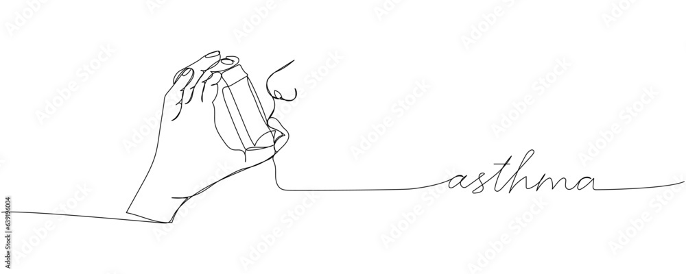 Asthma, Using inhalers to treat asthma, salbutamol, Asthma inhaler ...