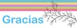 © ileezhun - Gracias Floral Element Colorful Stripes Text Horizontal