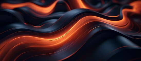 Wall Mural - Abstract wavy background, amorphous banner, shapeless texture and unusual shapes.
