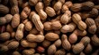 Realistic photo of a bunch of peanuts. top view nuts scenery