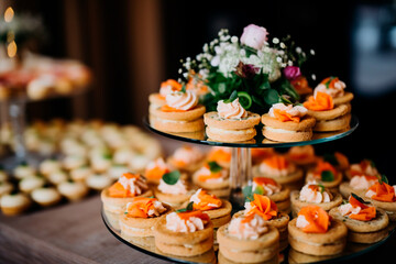 Wall Mural - Wedding banquet finger food