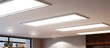 Office building light fixture with modern design and LED technology