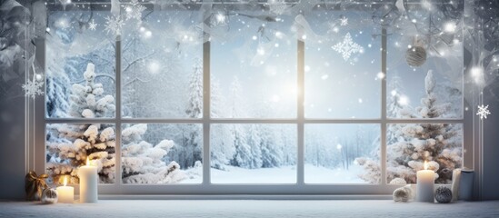 Poster - Holiday season in wintertime