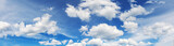 Fototapeta Na sufit - Cloudscape on the blue sky in sunny day in summer.