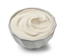 Wall Mural - bowl of sour cream yogurt