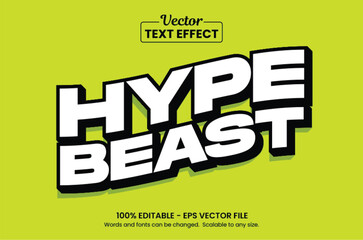 Wall Mural - hypebeast style editable text effect for clothing brand or t shirt