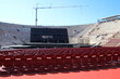 Bühne in der Arena di Verona und Parketplätze