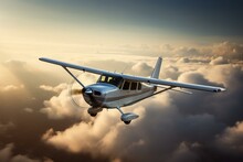 Image Of A Cessna Aircraft. Generative AI