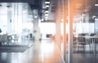 © Planetz - Beautiful blurred background of a light modern office interior . modern office