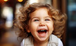 Happy Baby: A Giggling Toddler Enjoying a Playful Moment