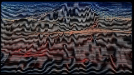 Wall Mural - design abstract digital pixel noise glitch background, error video tv damage.