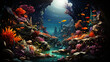 Fantastische Farbenpracht unter Wasser