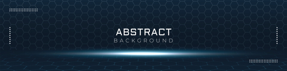Wall Mural - linkedin banner with shiny light background
