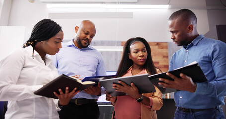 Poster - Young Professional Business People Meeting