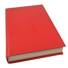 Sticker - red book isolated over white