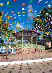 Popular party at Lençóis, Brazil. Festa de São João em Lençóis, Bahia, Brazil.