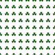 © Denis Sined - Green clover seamless pattern, transparent background, PNG illustration