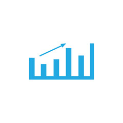 Canvas Print - statistics logo icon