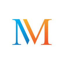 M And M  Letter Logo Design.
