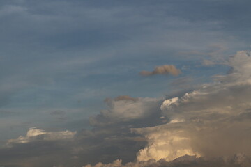 Beautiful blue sky 