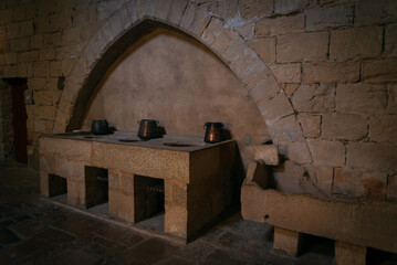 Wall Mural - Kitchen of monastery in Poblet