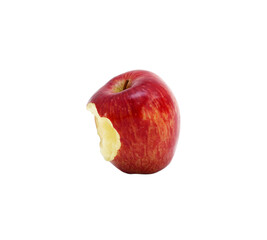 Poster - bitten apple isolated on transparent background.PNG file	