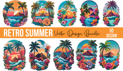 Summer Vector Design Bundle