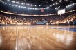 Basketball arena background for text design