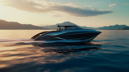 Wall Mural - boat on the sea