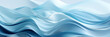 © www.freund-foto.de - Schöner abstrakter futuristischer Hintergrund in welligen blau Farben für Webdesign und Drucksachen als Vorlage in Querformat für Banner, ai generativ