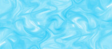 Abstract Beautiful Blue Swirl Liquid Background. Acrylic Liquid Textures With Spots And Splashes Of Color Paint. Colorful Marble Pattern Of The Blend Of Curves .colorful Marble Surface.