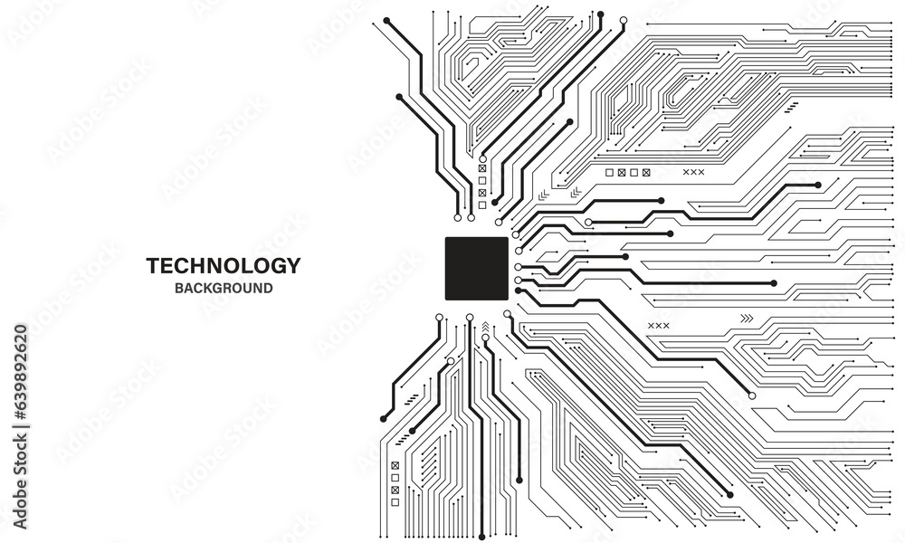 Circuit Board Technology Background Central Computer Processors Cpu