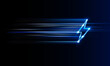 Abstract speed Lightning bolt out technology background Hitech communication concept innovation background,  vector design