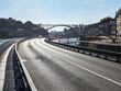 Car road  river Porto Portugal