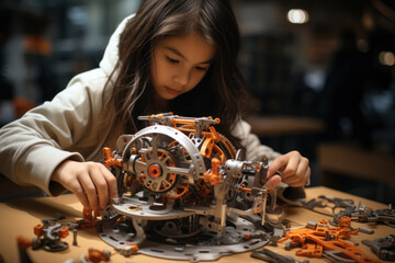 kids construct basic pulley systems, experiencing mechanical advantage and understanding how simple 
