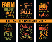 Fall Svg Design Bundle Vol 7,Fall Bundle Design,Fall Sign, Autumn Svg, Thanksgiving Svg,Svg Files For Cricut, Cut File,Autumn Bundle Svg,Pumpkin Bundle Svg