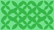 Rotating Green Leaf Background Animation With A Green Screen