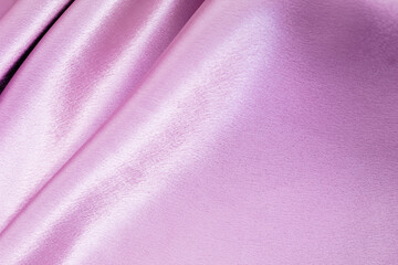 Wall Mural - Pink smooth silk texture of beauty silk