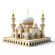 3d icon of a beautiful masjid