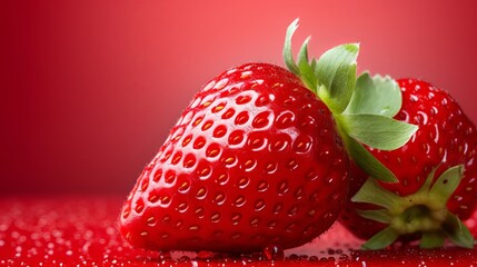 Wall Mural - strawberry